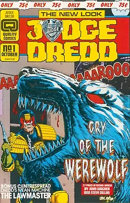 Buy Judge Dredd # 1 ~ Quality Comics 1986 ~ Vf • 7.91£