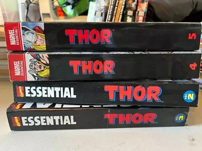 Buy Marvel Essentials: Essential The Mighty Thor 2 3 4 5 Issues 126-220 500 Pages Ea • 35.47£
