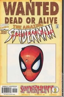 Buy Amazing Spider-Man #432A Wanted FN 6.0 1998 Stock Image • 13.01£