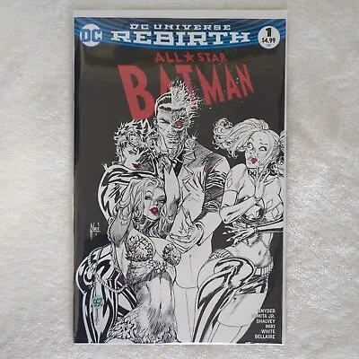 Buy All-Star Batman #1 Guillem March ComicXposure Black/White Variant Cover B&W 256 • 16.04£
