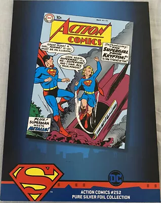 Buy DC Action Comics #252 Pure Silver Foil 35g NZ Mint 2019 1st Appearance SUPERGIRL • 239.85£
