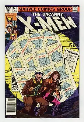Buy Uncanny X-Men #141N Newsstand Variant VG+ 4.5 1981 • 90.68£