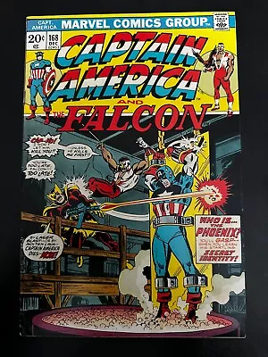 Buy Captain America #168 First Baron Helmut Zemo Appearance 1st 1973 - KEY COMIC! • 25.70£