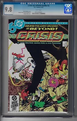 Buy Crisis On Infinite Earths #2 CGC 9.8 W • 94.99£
