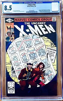 Buy The Uncanny X-Men #141 CGC 8.5 Marvel Comic 1st App Of Alternative Future X-Men • 137.99£