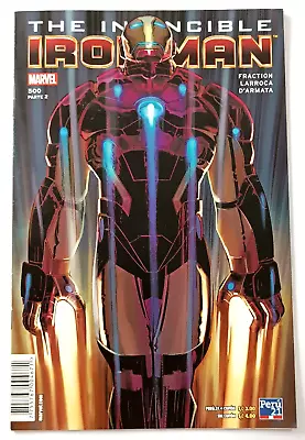 Buy Comic The Invincible IRON MAN #500.2 Marvel Printed Peru 2013 LARROCA FRACTION • 12.04£