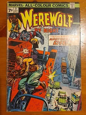 Buy Werewolf By Night #21 Sep 1974 VGC- 3.5 • 6.50£