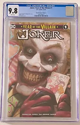 Buy Joker: Year Of The Villain #1 - 2019 - Ryan Brown Variant - CGC 9.8 • 50£