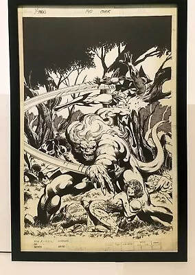 Buy Uncanny X-Men #140 By John Byrne 11x17 FRAMED Original Art Poster Marvel Comics • 47.35£