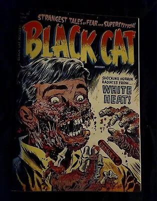 Buy Black Cat Mystery # 50  Classic Golden Age Comic Book Photocopy White Heat 👀 • 39.98£
