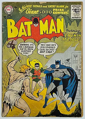 Buy Batman #102 1956 2.0 GD DC;  The House Of Batman!  &  Caveman At Large!  Stories • 54.44£