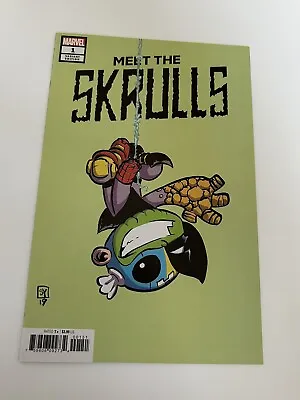 Buy Meet The Skrulls #1 Skottie Young Baby Variant Cover  Marvel Comics • 17.50£