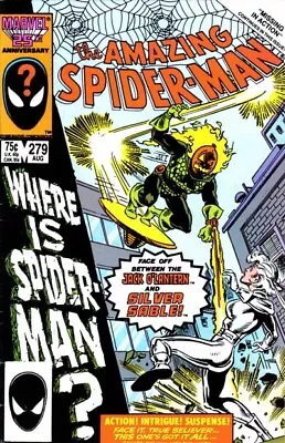Buy AMAZING SPIDER-MAN #279 F, Direct Marvel Comics 1986 Stock Image • 4.74£