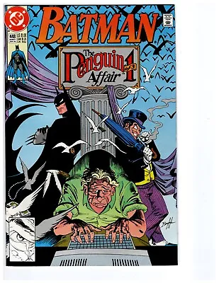 Buy Batman 448 VFNM 9.0 White Pages 1990 DC Comics Penguin  • 3.99£