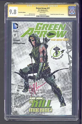 Buy Green Arrow #17 CGC 9.8 SS Jeff Lemire ECCC Variant First Magus And Komodo NM+/M • 159.90£