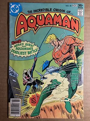 Buy Aquaman 58 DC 1977 VG+ Origin Retold • 4.87£