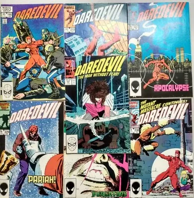 Buy Daredevil #195 #210 #227 #228 #229 #238 #256 Marvel 1983-88 Comics • 63.22£