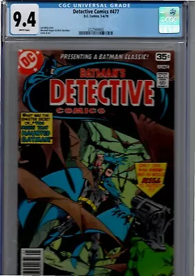 Buy Detective Comics #477 Cgc 9.4 • 325£