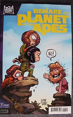 Buy Beware The Planet Of The Apes #1 - Skottie Young Variant • 1.95£