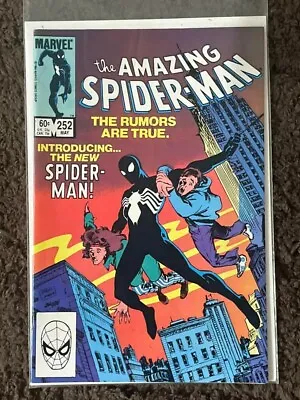 Buy Amazing Spider Man #252 (RAW 9.0+ MARVEL 1984) (ITEM VIDEO!) 1st Black Costume • 395.80£