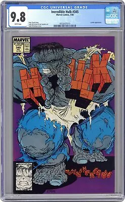 Buy Incredible Hulk #345 CGC 9.8 1988 4333631015 • 641.18£