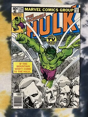 Buy INCREDIBLE HULK #239 (1979) Marvel Comic / F • 2.33£