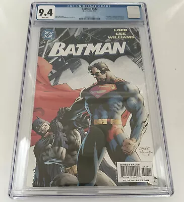 Buy Batman #612 1st Print CGC 9.4 Jim Lee Cover & Art - Hush Superman Catwoman • 59.57£