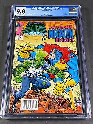 Buy Newsstand Savage Dragon Vs. Savage Megaton Man #1 1993 CGC 9.8 4327286023 5Exist • 158.06£
