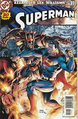 Buy Superman #215 Variant / Jim Lee / Brian Azzarello / Dc Comics 2005 • 10.07£