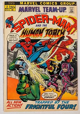 Buy Marvel Team Up #2 FN- 5.5 1972 Spider Man And The Human Torch  • 25.70£