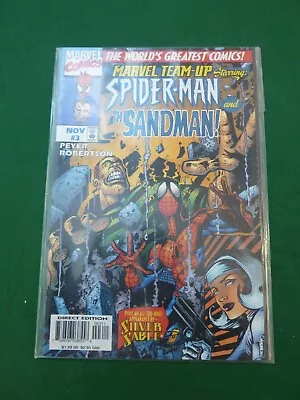 Buy Marvel Comics - Marvel Team Up Starring: Spider-man And The Sandman Nov #3 • 3£