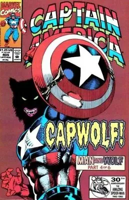 Buy Captain America (1968) # 405 (7.0-FVF) Capwolf 1992 • 4.95£