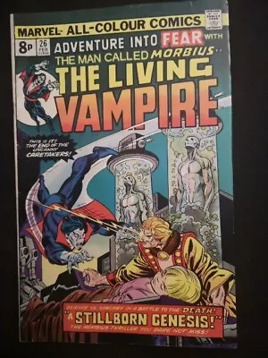 Buy Fear Morbius The Living Vampire 26 Marvel Value Stamp Intact Collectors Item • 3£