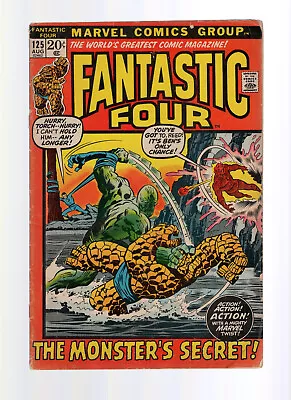 Buy Fantastic Four #125 - John Buscema & Joe Sinnott Artwork - Low Grade • 5.55£