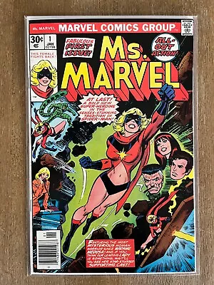 Buy Ms. Marvel #1 1977 1st Appearance Of Carol Danvers Key • 36.15£