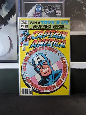 Buy Captain America #250 John Byrne Cover (1980) Mark Jewelers Insert • 31.98£