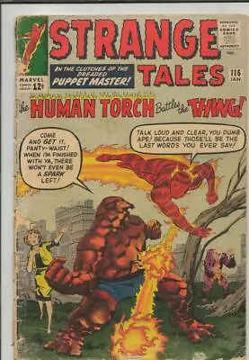 Buy Strange Tales #116 ORIGINAL Vintage 1964 Marvel Comics 2nd Wong 2nd Nightmare • 71.08£