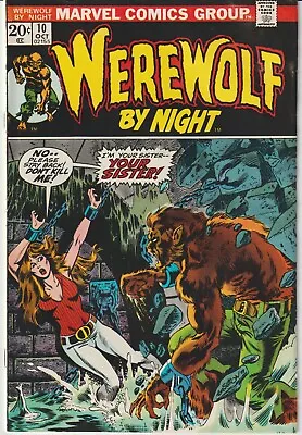 Buy ~WEREWOLF BY NIGHT #10~ (1973) ~1st Appearance Of THE COMMITTEE~  • 23.70£