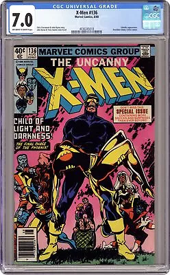 Buy Uncanny X-Men #136N Newsstand Variant CGC 7.0 1980 4036345018 • 79.43£