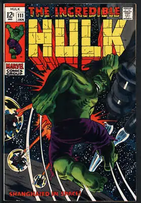Buy Incredible Hulk #111 8.0 // 1st Appearance Galaxy Master Marvel Comics 1969 • 113.75£