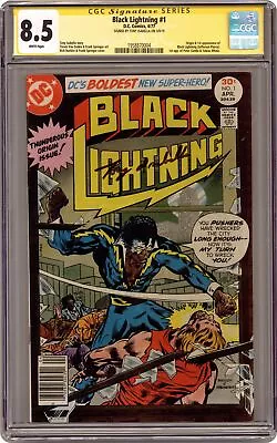Buy Black Lightning #1 CGC 8.5 SS Tony Isabella 1977 1958870004 1st Black Lightning • 640.39£