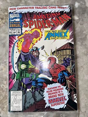 Buy AMAZING SPIDER-MAN ANNUAL #27 MARVEL  1993 SEALED + TRADING CARD  ANNEX 1st App • 15.82£