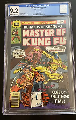 Buy Shang-Chi Master Of Kung Fu #42 CGC Graded 9.2 Blue Label Marvel Comics Group • 39.99£