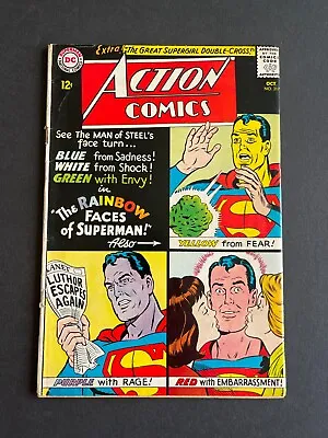 Buy Action Comics #317 - Superman's Rainbow Face (DC, 1964) Fine- • 23.21£