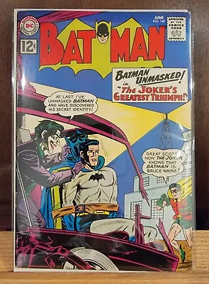 Buy Batman #148 FN+ Jokers Greatest Triumph 1961 Sheldon Moldoff Silver Age Beauty  • 223.37£