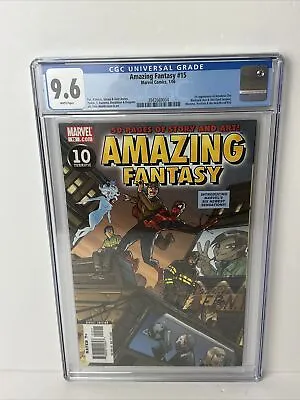 Buy Amazing Fantasy #15 (2006) CGC 9.6 WP 1st Amadeus Cho , Monstro, Positron • 197.89£