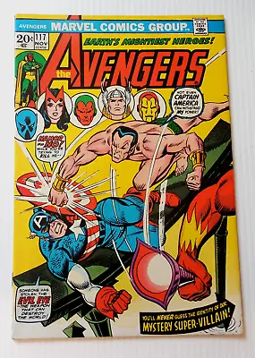Buy The Avengers Marvel Comics No. 117 Bronze Age Key Issue Defenders /avengers 1973 • 14.38£