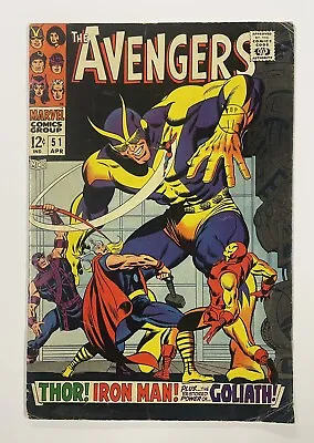 Buy Avengers #51. April 1968. Marvel. Vg-. 2nd App Of The Collector! Thor! Iron Man! • 30£