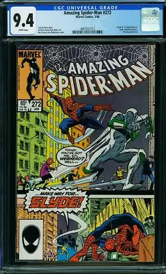Buy AMAZING SPIDER-MAN  #272 CGC  NM9.4  High Grade WHITE PAGES!  4067651013 • 46.06£