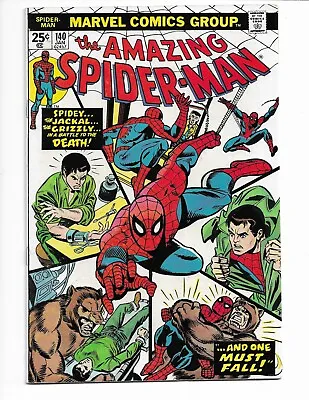 Buy Amazing Spider-man 140 - Vf- 7.5 - Origin Of The Grizzly - Jackal (1975) • 40.21£